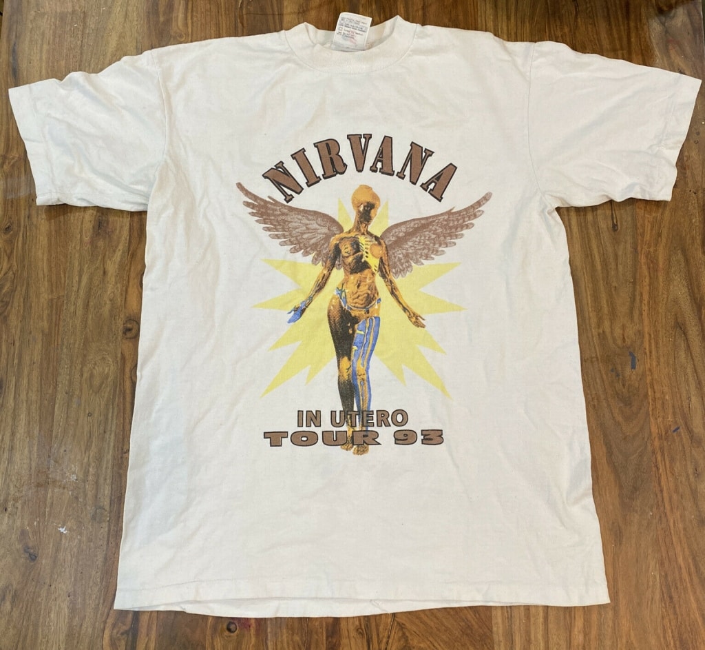 nirvana nevermind tour t shirt