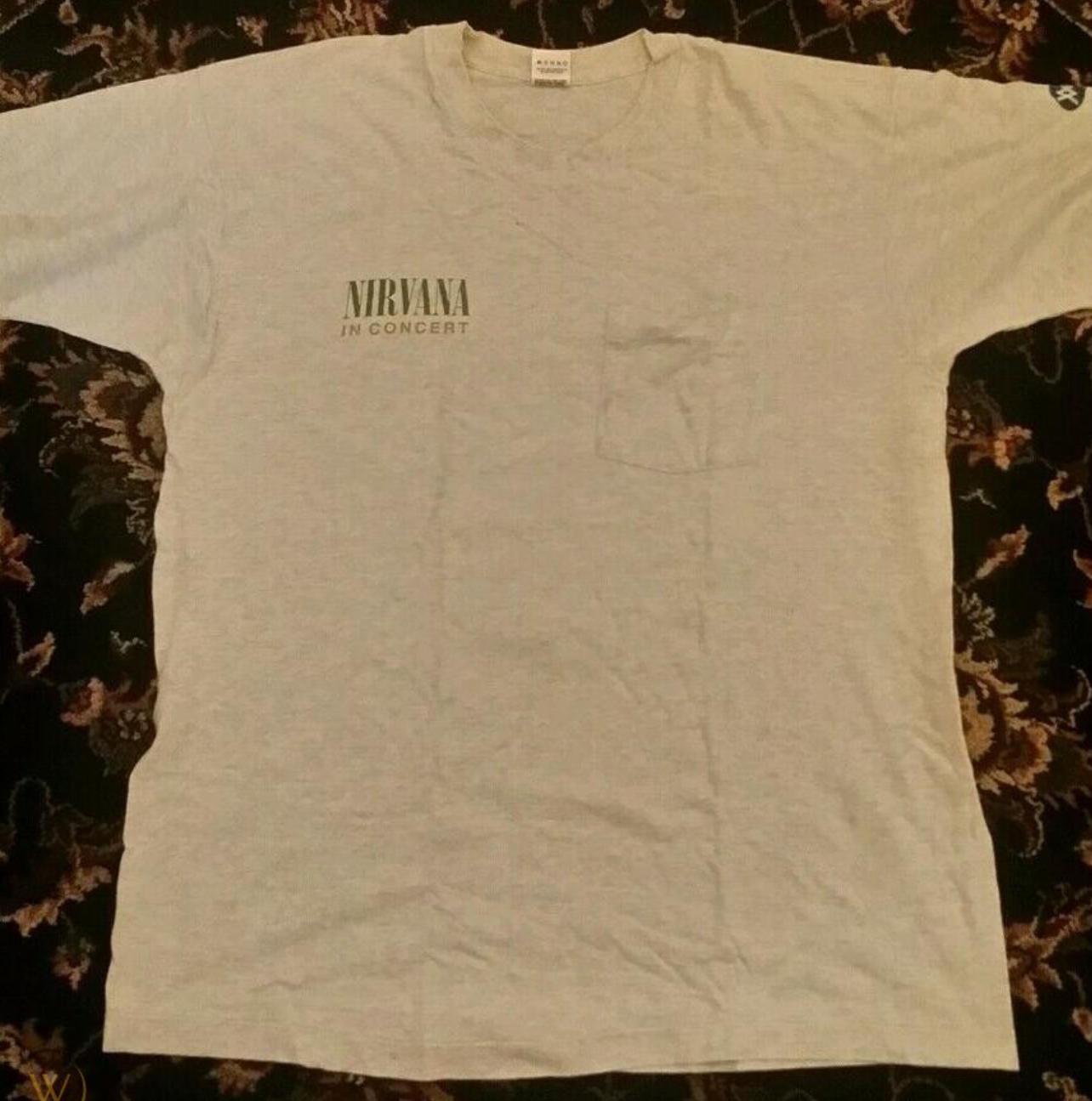 Vintage Nirvana Promoter Pocket T-shirt