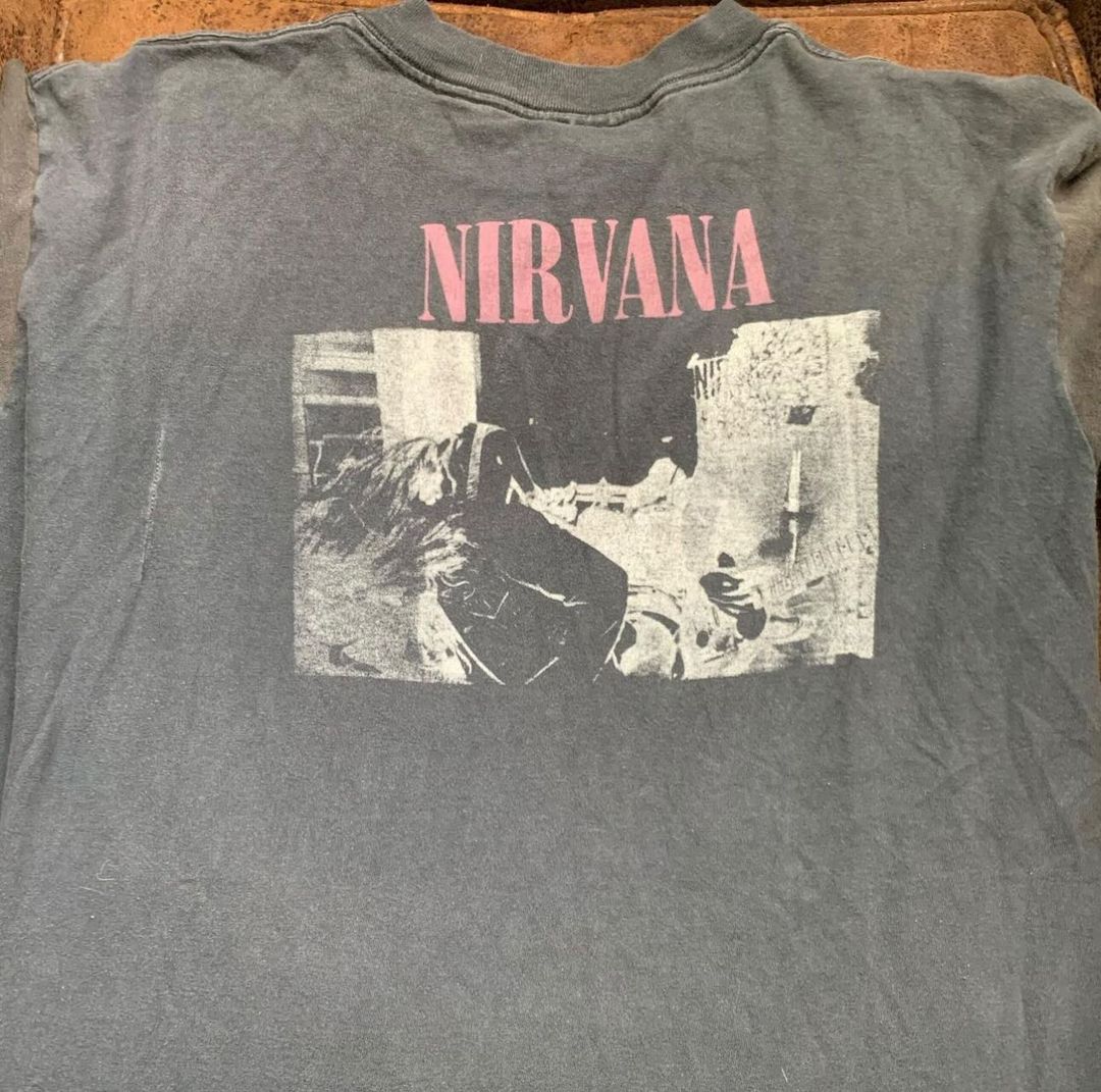 Vintage Sonic Youth Nirvana T-Shirt Back