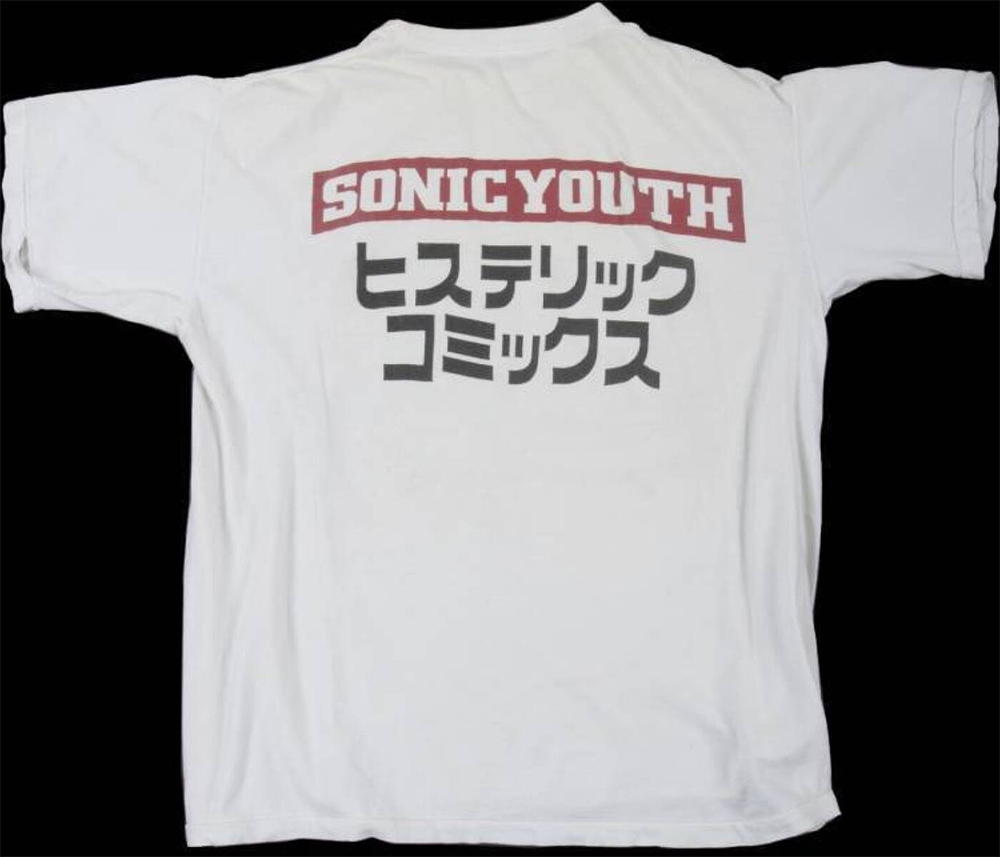 Vintage Sonic Youth Kurt Cobain Stage Worn T-Shirt Back