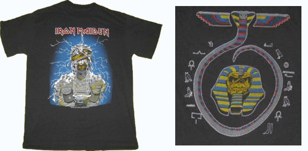 Vintage 1984 Iron Maiden Powerslave T-Shirt