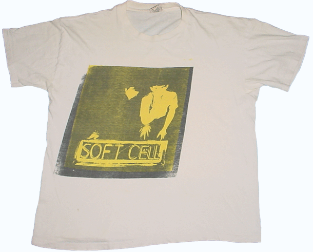 vintage soft cell memorabilia t-shirt