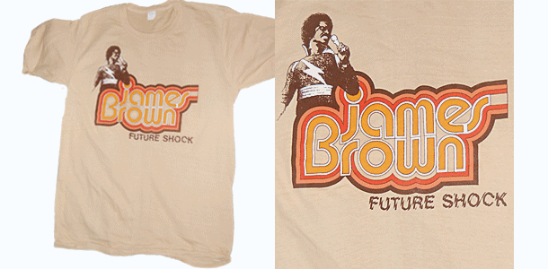 vintage james brown future shock t-shirt 