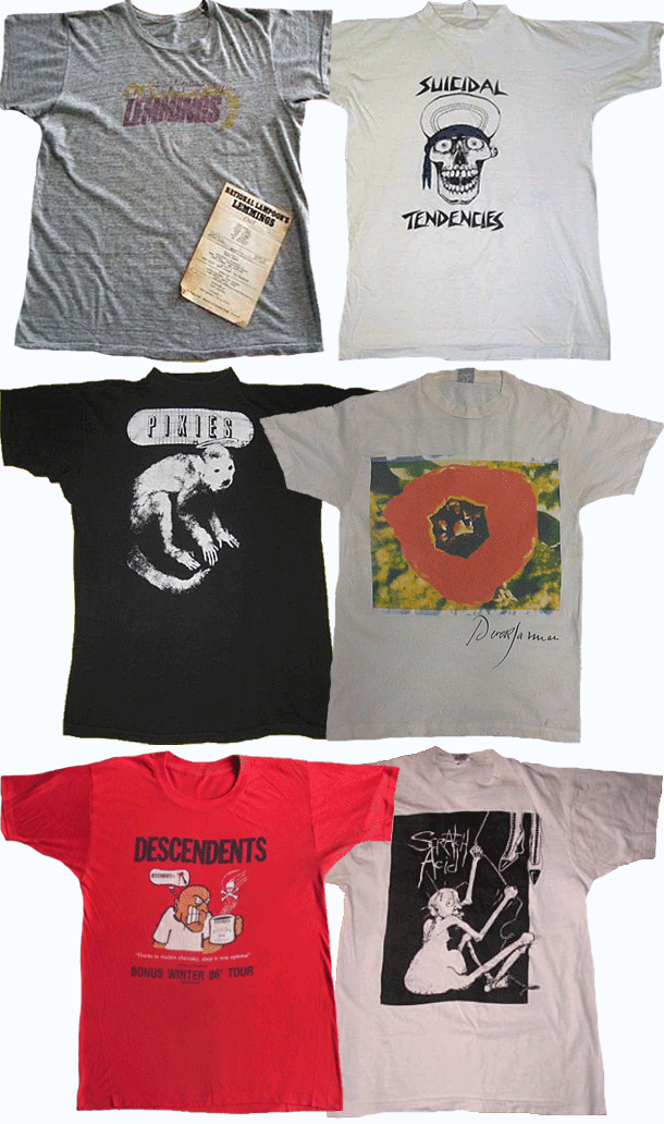 Vintage John Belushi Worn T-Shirt | Scratch Acid | Pixies