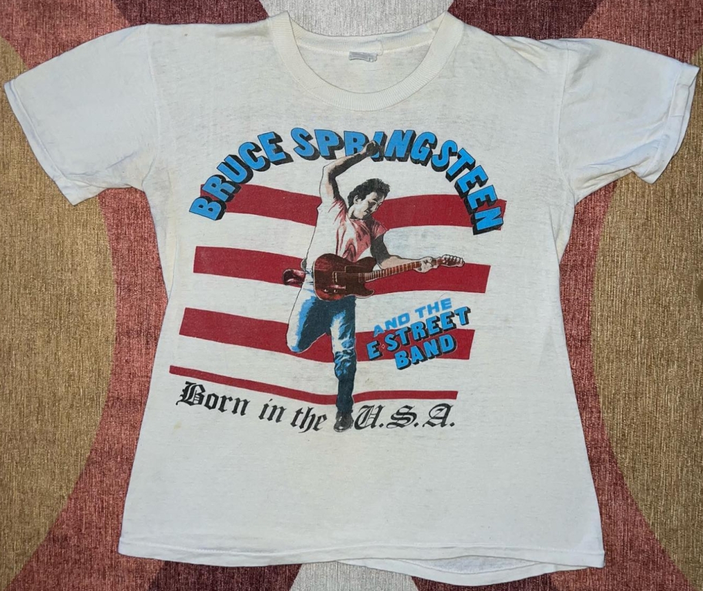 Vintage Bruce Springsteen Born Bootleg Mission Impossible T-Shirt