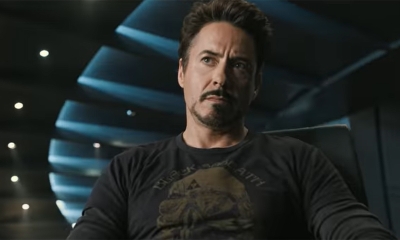 Iron Man's Black Saabath Tee in the Avengers