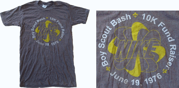 Vintage 1970s Nike Pinwheel Boy Scout Fundraiser T-Shirt