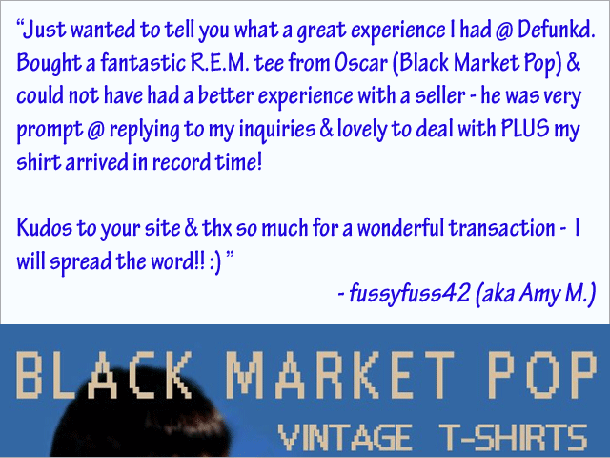 Black Market Pop Feedback