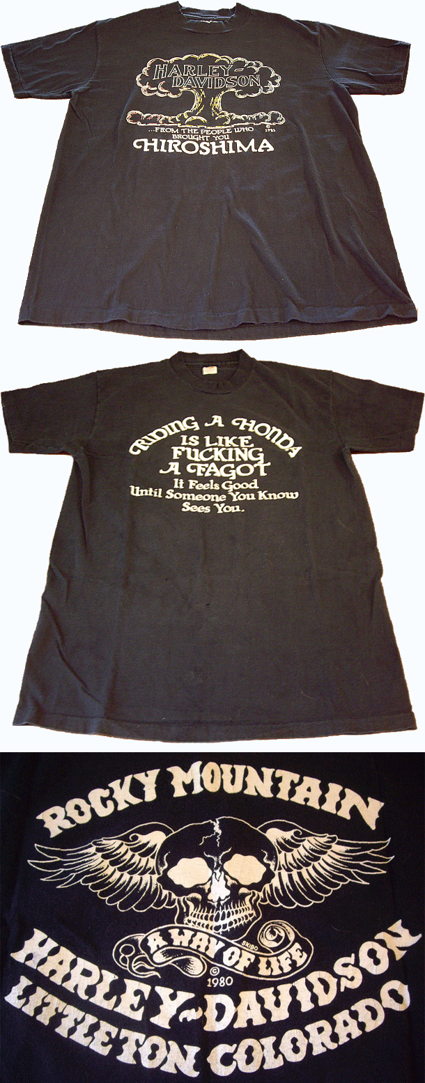 Worst Vintage Harley T-Shirts Ever