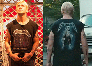 Ryan Gosling Metallica T-Shirt
