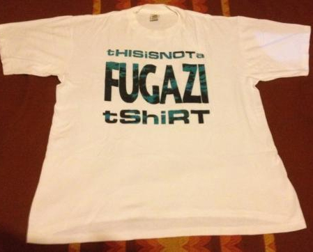 vintage this is not a fugazi t-shirt