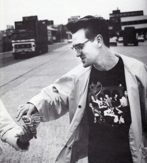 Morrissey in New York Dolls Tee