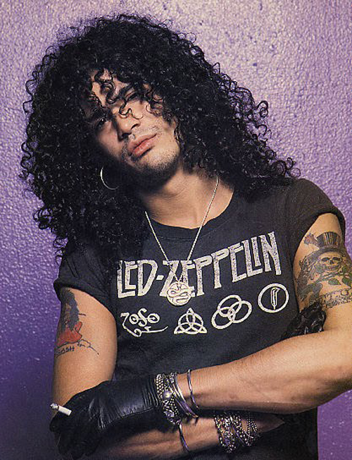 Slash in Led Zeppelin Tee