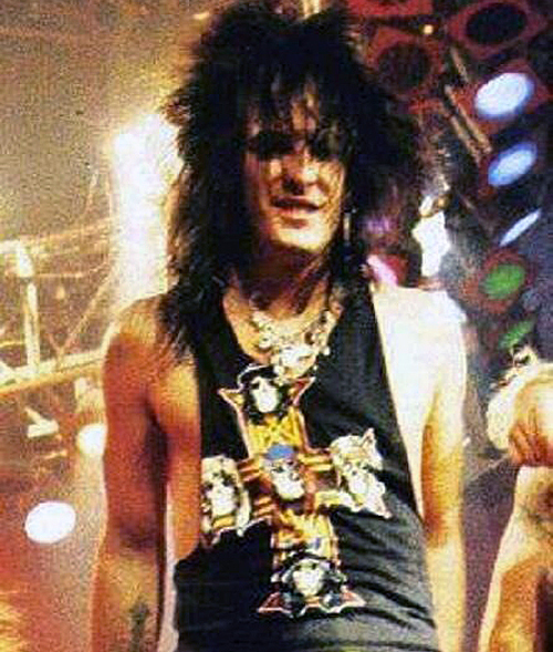 Nikki Sixx in GNR Tee