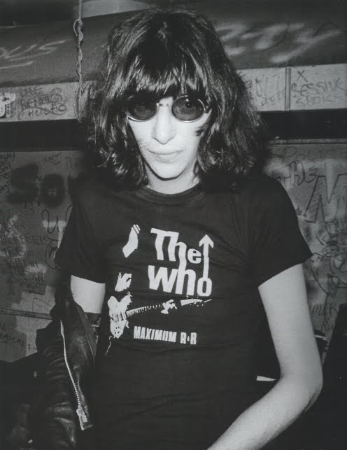 Joey Ramone in The Who tee