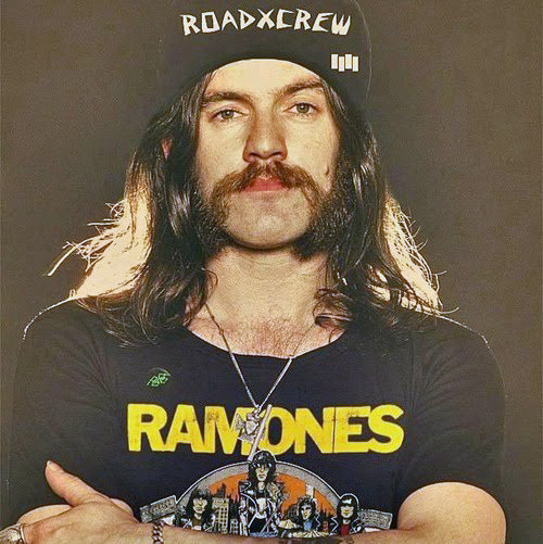 Lemmy in Ramones tee