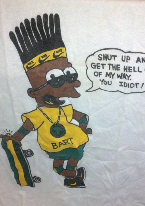 Rasta Bart Simpson T-Shirt