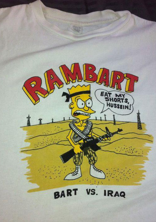 Bootleg simpsons t shirt cheap