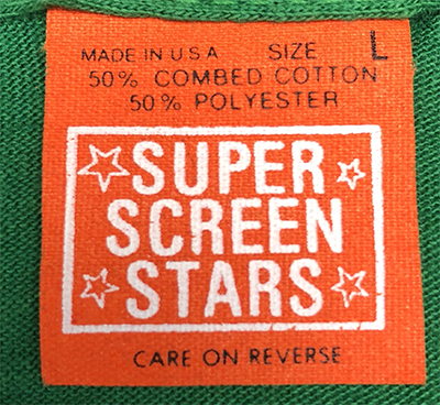 orange super screen stars tag