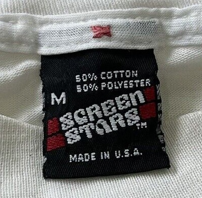 Woven Screen Stars T-Shirt Tag