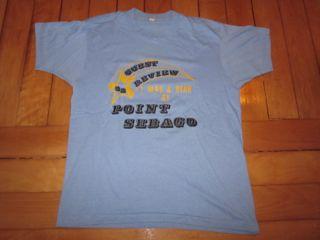 Vintage Point Sebago Guest Lake Maine T-shirt 1992 1990s
