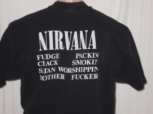 NIRVANA Dante’s Hell Stedman Grunge Rock Fudge Vintage 1989