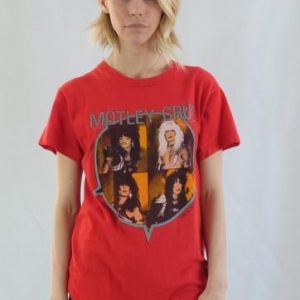 Motley Crue Shout At The Devil 83-84 Red Tour T Shirt Large