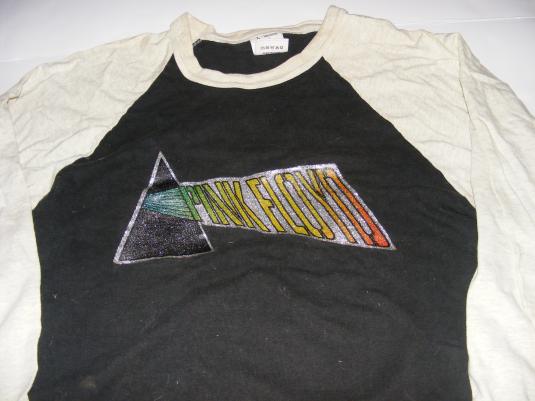 Pink Floyd Dark Side Of The Moon Glitter Baseball Shirt