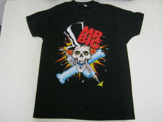 Mr Big Vintage 1992 Concert T-Shirt ~ Drilled and Confused