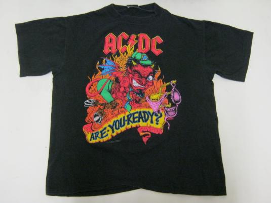 AC/DC Vintage 1990 Concert T-Shirt – Razors Edge Tour