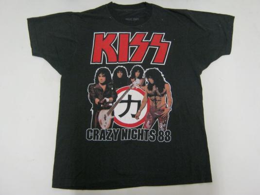 Kiss Vintage 1988 Concert T-Shirt – Crazy Nights Tour
