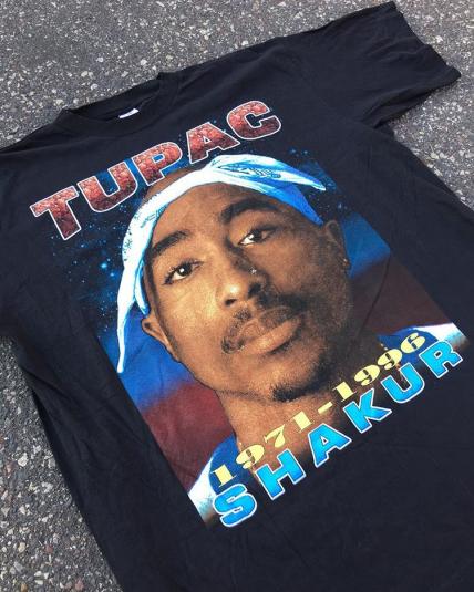 Vintage 1996 Tupac “Big Face” Memorial Tee | Defunkd