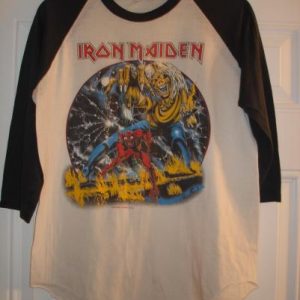 Iron Maiden 1982 Baseball Shirt