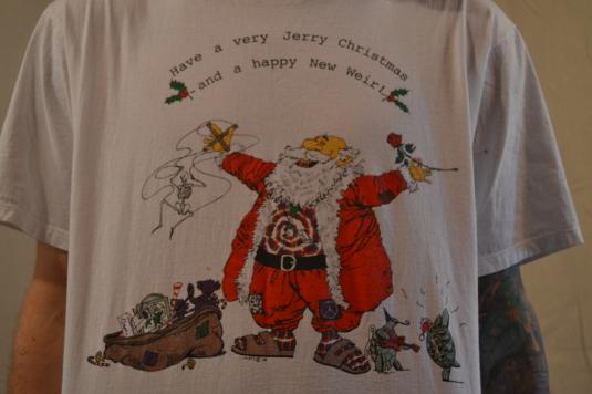 Awesome Vintage 1989 The Grateful Dead Christmas T-shirt