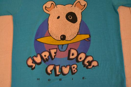 Tubular Vintage 1987 Hobie Surf Dogs Club T-Shirt
