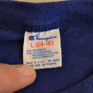 Awesome Vintage 80's Detroit Tigers Champion T-shirt