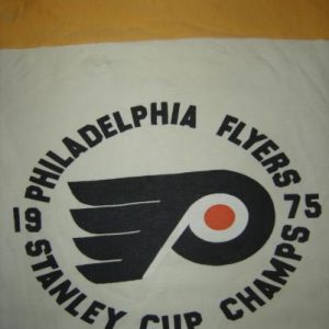 Philadelphia Flyers Stanley Cup Winning Shirt, 1975