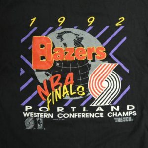 1992 Portland Trailblazers NBA FINALS Tee