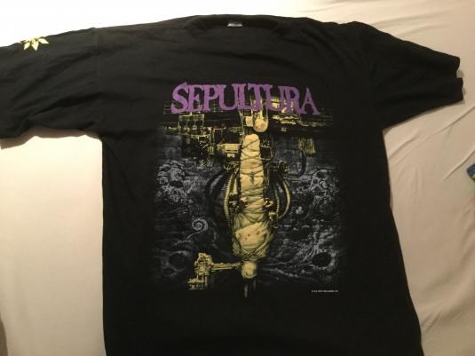 Sepultura Chaos A.D. Tour Shirt 1993