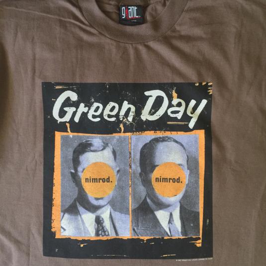 Green Day- Nimrod 1998 Tour Shirt