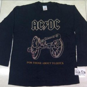 Vintage ACDC "For Those About To Rock,We Salute You" 1999 LS