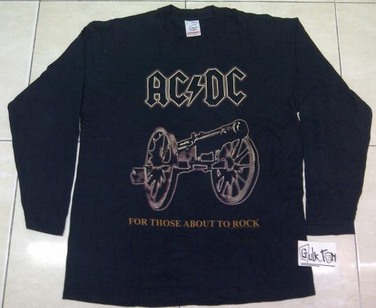 Vintage ACDC “For Those About To Rock,We Salute You” 1999 LS