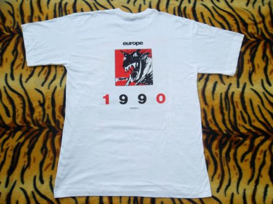 VINTAGE THE ROLLING STONES 1990 EUROPE TOUR CONCERT T-SHIRT | Defunkd