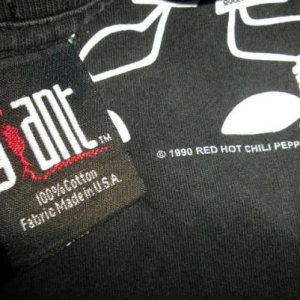 VINTAGE RED HOT CHILI PEPPERS 1990 RHCP PROMO T-SHIRT