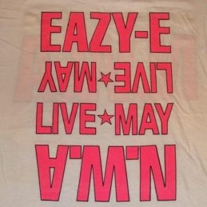 VINTAGE SUPER RARE N.W.A EAZY E 1988 T-SHIRT