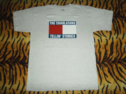 VINTAGE THE CHARLATANS 1990s 1997 TELLIN’ STORIES T-SHIRT