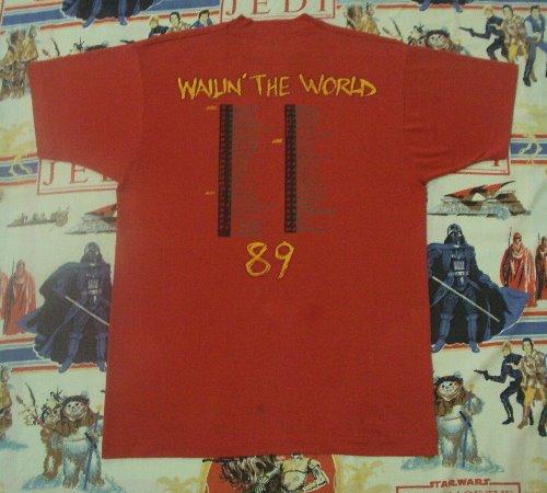 VINTAGE 1989 THE WAILERS THIRD WORLD TOUR T SHIRT