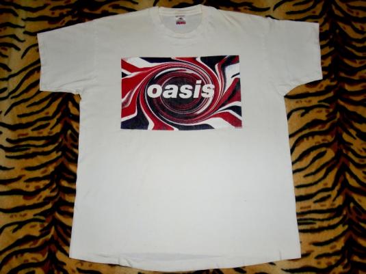 OASIS DEMO TAPE LOGO 1994 AMERICAN TOUR T-SHIRT | Defunkd