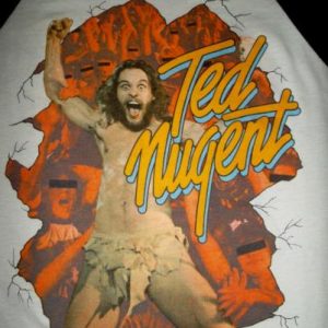 Vintage 1981 Ted Nugent Worldwide Tour Jersey T-shirt