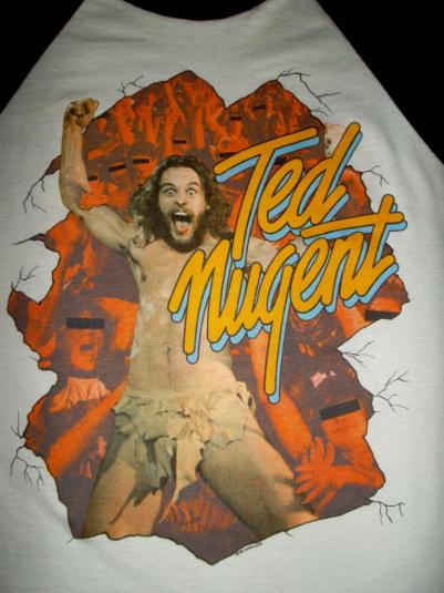 Vintage 1981 Ted Nugent Worldwide Tour Jersey T-shirt